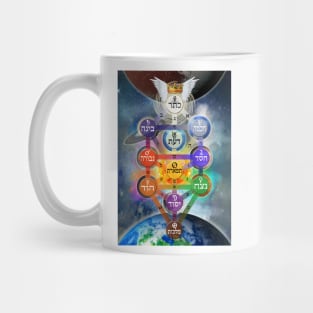 Kabbalistic Tree of Life With Planets Mug